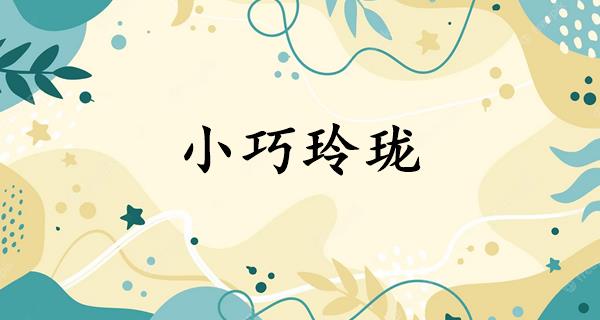 小巧玲珑