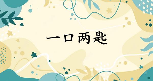 一口两匙